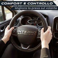 Carica l'immagine nel visualizzatore di Gallery, Coprivolante Auto in Pelle Diametro 38 cm Antiscivolo Copri Volante per Auto