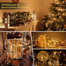 Carica l'immagine nel visualizzatore di Gallery, MAGGIFT Ghirlanda luminosa Luci Decorative - 20m 200 LED con telecomando / 8 modalità/timer - Luci Natalizie USB per Int