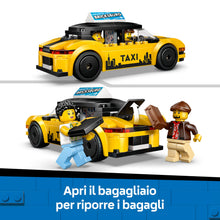Carica l'immagine nel visualizzatore di Gallery, LEGO City Taxi giallo 60487