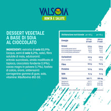 Carica l'immagine nel visualizzatore di Gallery, Valsoia - Il Fondente 100% Vegetale, Ricco di Gusto, Fonte di Calcio e Vitamine, Naturalmente Senza Lattosio, Ideale per