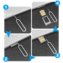 Carica l'immagine nel visualizzatore di Gallery, Adattatore per Scheda SIM Set 4 IN 1, Adattatore compatibile con NANO SIM, per Micro SIM scheda per Standard scheda + GR