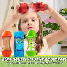 Carica l'immagine nel visualizzatore di Gallery, JOYIN Tubi Sensoriali Fidget, Set da 4 Pezzi, Giocattoli Sensoriali con Movimento Liquido, Gocce Rosa, Vulcano Rosso, Sa