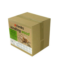 Carica l'immagine nel visualizzatore di Gallery, Feniks Legna da ardere 20 litri (circa 5-6 kg) – legno secco per camino e barbecue (lunghezza circa 25 cm)