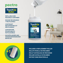 Carica l'immagine nel visualizzatore di Gallery, PECTRO Rullo Ritocco Muro 80ml, Vernice Bianca per Riparazioni (1)