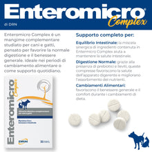 Carica l'immagine nel visualizzatore di Gallery, DRN Enteromicro Complex Fermenti Lattici Probiotici Cani Gatti 32 Compresse