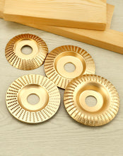 Carica l'immagine nel visualizzatore di Gallery, QWORK® 4 pezzi Mola per legno, disco abrasivo in legno, diametro interno 22,2 mm per smerigliatrici angolari
