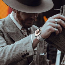 Carica l'immagine nel visualizzatore di Gallery, Proteggi Schermo per Apple Watch Ultra da 49mm, Cornice in Lega di Titanio Con Vetro Temperato 9h, Pellicola Protettiva 