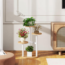 Carica l'immagine nel visualizzatore di Gallery, IBUYKE 4 Livelli Supporto per Piante da Interno, Bianco TMJ073R