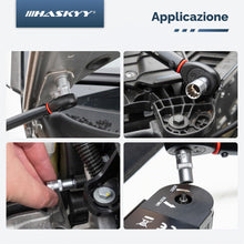 Carica l'immagine nel visualizzatore di Gallery, HASKYY Set di chiavi a bussola da 13 pezzi, 1/4", 4-14 mm, HASKYY, Torx, E-Profile