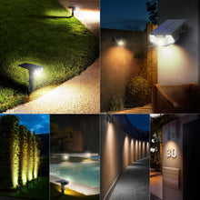 Carica l'immagine nel visualizzatore di Gallery, 2 Pezzi Faretti Solari a LED da Esterno, Lampade Luci Solari da Giardino Potenti 3 Modalità 32 LED IP65 Impermeabile Luc