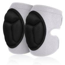 Carica l'immagine nel visualizzatore di Gallery, AOOWU Ginocchiere Lavoro, 1 Paio 20MM Spugna Ginocchiere Protettive, Knee Pads con Cinturini Antiscivolo Resistenti, Reg