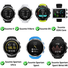 Carica l'immagine nel visualizzatore di Gallery, Caricatore compatibile con Suunto 9/9 Baro / D5 / EON Core/Spartan - Cavo usb di ricambio 100cm Caricabatterie Addatore 