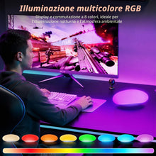 Carica l'immagine nel visualizzatore di Gallery, Luce Notturna Bambini Silicone , Dimmerabile Ricaricabile USB-C 2000mAh
