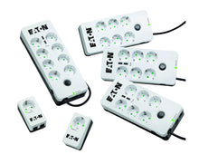 Carica l'immagine nel visualizzatore di Gallery, Eaton Multipresa / parafulmine - Eaton Protection Box 1 DIN - PB1D - 1 spina Schuko - Bianco e nero