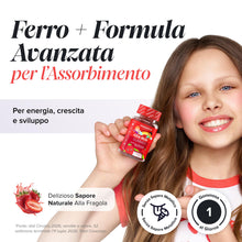 Carica l'immagine nel visualizzatore di Gallery, Ferro Bambini Gommose | Ferro e Vitamina C | 30 Gommose | Novomins