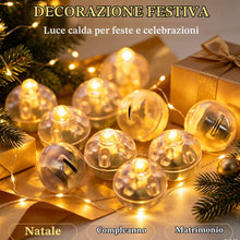 Carica l'immagine nel visualizzatore di Gallery, 50 pcs Mini LED Palloncini Luci Palloncino rotondo a LED Palloncini Luci Led Lanterne di Carta Matrimonio Compleanno Fes