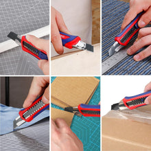 Carica l'immagine nel visualizzatore di Gallery, WORKPRO Taglierine Professionali 5 Pezzi, Cutter 18 mm SK5