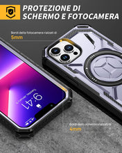Carica l'immagine nel visualizzatore di Gallery, Lanhiem Cover per iPhone 13 Pro, 14FT Antiurto, 360° Supporto, Viola