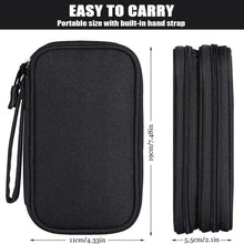 Carica l'immagine nel visualizzatore di Gallery, Borsa Per Cavi, Organizer Universale Per Cavi, Borsa Universale, Accessorio Da Viaggio, Per Cavo Di Ricarica Power Bank 
