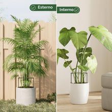 Carica l'immagine nel visualizzatore di Gallery, Bamworld Set di 6 Pali di Supporto Semicircolari per Piante, Resistenti e Versatili, con Anello di Supporto per Piante, 