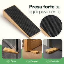 Carica l'immagine nel visualizzatore di Gallery, Fermaporta da Pavimento - Ferma Porta da Pavimento Legno - Blocca Porta