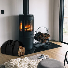 Carica l'immagine nel visualizzatore di Gallery, ZONSUSE Borsa per Legna da Ardere in Tela Impermeabile, Borsa Portatile per Legna, Sacca Pieghevole da Camino, Borsa por