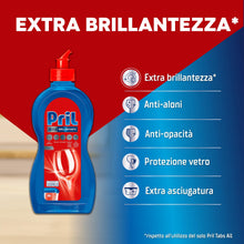 Carica l'immagine nel visualizzatore di Gallery, Pril 5in1 Brillantante Liquido per Lavastoviglie (500ml), Per una brillantezza superiore e un'extra asciugatura anche de