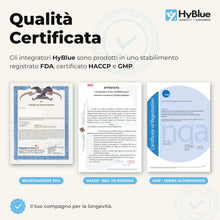 Carica l'immagine nel visualizzatore di Gallery, HyBlue Coenzima Q10 Ubichinolo 100 mg 240 cps, 100% Vegano, 8 Mesi