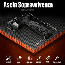 Carica l'immagine nel visualizzatore di Gallery, Campeggio Accessori Utili 16in1 Multitool Ascia Sopravvivenza