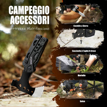 Carica l'immagine nel visualizzatore di Gallery, Campeggio Accessori Utili 16in1 Multitool Ascia Sopravvivenza