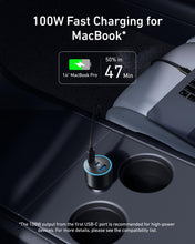 Carica l'immagine nel visualizzatore di Gallery, Anker Caricatore Auto USB C 167,5W 3 Porte