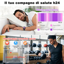 Carica l'immagine nel visualizzatore di Gallery, LODIMEKE Smartwatch Chiamate e WhatsApp, 1.85" Orologio Uomo Donna con Pressione Sanguigna, Frequenza Cardiaca, Sonno, 1