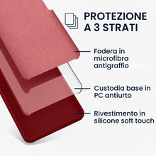 Carica l'immagine nel visualizzatore di Gallery, kwmobile Cover per Samsung Galaxy S25 Custodia - Back Case per Smartphone in Silicone TPU - Protezione Gommata - rosso r