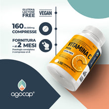 Carica l'immagine nel visualizzatore di Gallery, Vitamina C 1000mg, con Rosa Canina e Bioflavonoidi da Agrumi