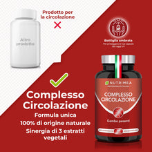 Carica l'immagine nel visualizzatore di Gallery, Complesso Circolazione | Gambe Gonfie e Pesanti | 90 Capsule | Nutrimea