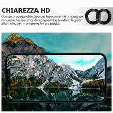 Carica l'immagine nel visualizzatore di Gallery, imluckies Pellicola Fotocamera Compatibile con iPhone 13/13 Mini, Vetro Temperato Protezione Lente, HD Schermo Fotocamer