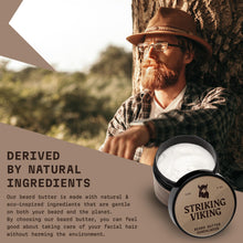 Carica l'immagine nel visualizzatore di Gallery, Striking Viking Burro Barba Uomo – 4 Oz, Sandalo