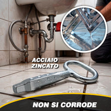 Carica l'immagine nel visualizzatore di Gallery, STEXFIT Chiave Quadrata Contatore da 8 mm, Chiave Universale per Contatori Gas, Elettrici, Acqua e Quadri Elettrici (1 P