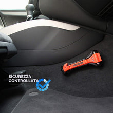 Carica l'immagine nel visualizzatore di Gallery, Heldenwerk Martello di emergenza per auto con taglia cinture - Set di 2 Martelletto rompivetro auto con punte indurite -