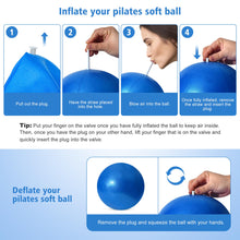 Carica l'immagine nel visualizzatore di Gallery, TRIXES Pilates - Palla di rinforzo in schiuma di PVC, per yoga, allenamento, palestra
