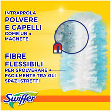 Carica l'immagine nel visualizzatore di Gallery, Swiffer Duster, Starter Kit Manico XXL + 2 Piumini Catturapolvere