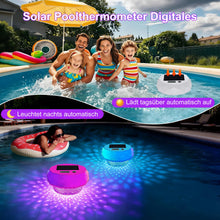 Carica l'immagine nel visualizzatore di Gallery, Termometro digitale a energia solare per piscina