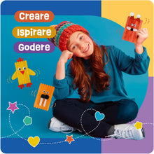 Carica l'immagine nel visualizzatore di Gallery, Smowo® Kit Lavoretti Creativi per Bambini - Grande Set di Bricolage con Scovolini e Materiale Vari, Ideale per Ragazze e