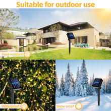 Carica l'immagine nel visualizzatore di Gallery, Pavlleen 3 luci solari per esterni,12M120LED Catena Luminosa Esterno Solare