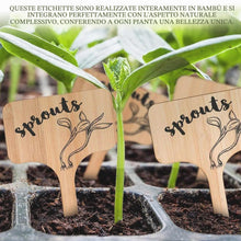 Carica l'immagine nel visualizzatore di Gallery, 40 Pezzi Etichette Per Piante, Bambù Pianta, Accessori da Giardino, Etichette a Forma di T, Cartellini per Impermeabili,
