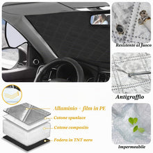 Carica l'immagine nel visualizzatore di Gallery, Copertura Parabrezza Auto,Parasole Auto Parabrezza Anteriore 3 magneti Ripiegabile Contro i Raggi UV per Auto, t roc, Je
