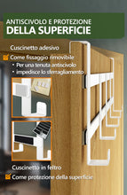 Carica l'immagine nel visualizzatore di Gallery, 4smile Appendiabiti da porta - attaccapanni inox salvaspazio per appendere - appendini da porta, ganci appendiabiti da p