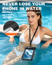 Carica l'immagine nel visualizzatore di Gallery, 2 Pezzi Custodia Impermeabile Smartphone Galleggiante, fino a 7"