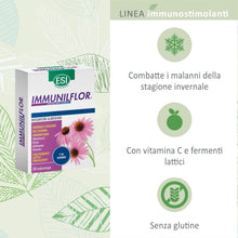 Carica l'immagine nel visualizzatore di Gallery, ESI - Immuniflor, Integratore Alimentare a Base di Fermenti Lattici e Vitamina C, Favorisce le Difese Immunitarie Contro