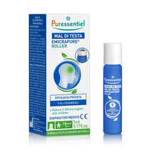 Carica l'immagine nel visualizzatore di Gallery, Puressentiel Roller Mal di Testa con 9 Oli Essenziali dai 10 anni 5 ml